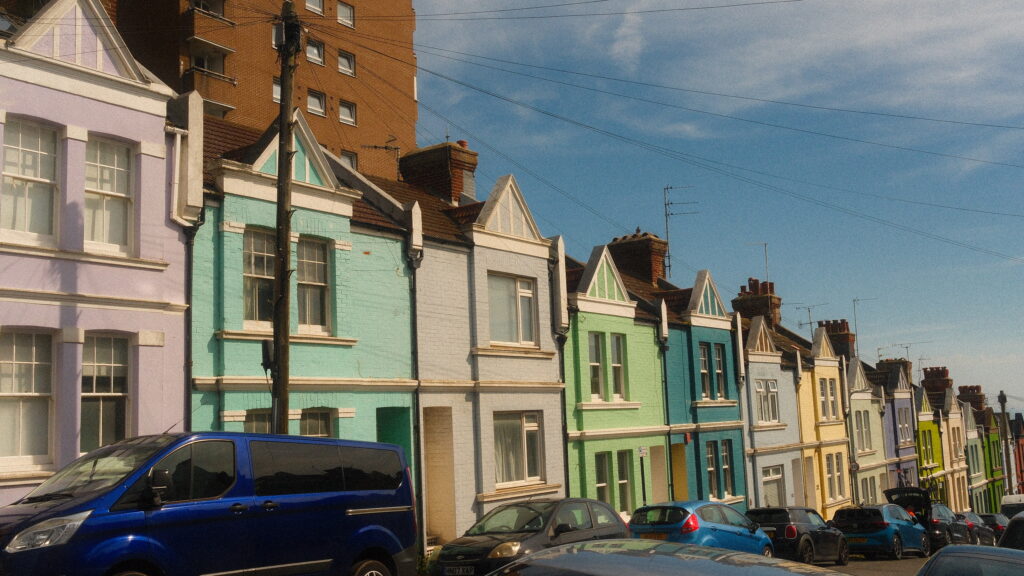 Blaker Street Brighton colourful houses
