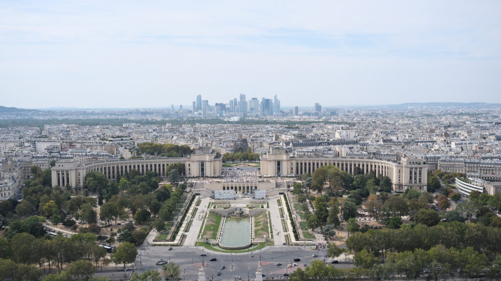 View from Eiffel Tower Paris